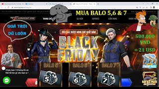36. NẠP 500 GO COIN ĐỂ MUA BALO 5, 6 & 7 TRONG SỰ KIỆN SIÊU SALE BLACK FRIDAY || Khoa Hoàng MAL-RA