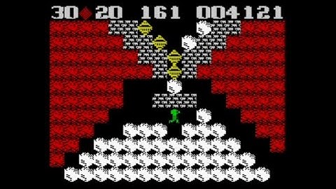 Boulder Dash Junior, The Remix (2021) Walkthrough, ZX Spectrum