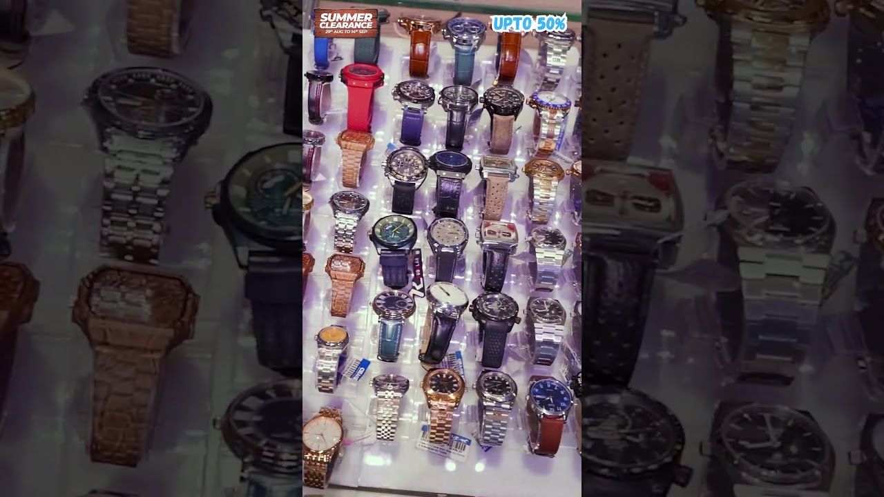 Half Price, Full Style! Shop premium watches with up to 50% OFF at Chase UP.