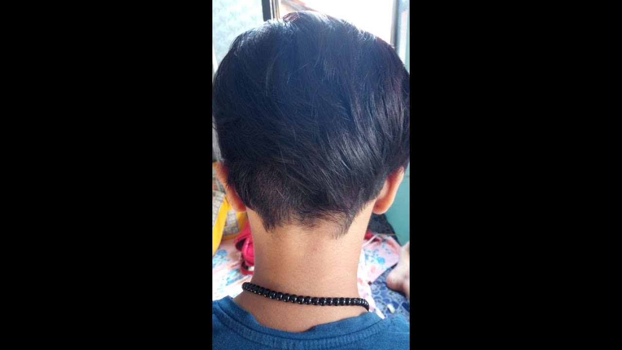 Mumbai's Girl Getting Short Haircut (Pixie Haircut) - YouTube