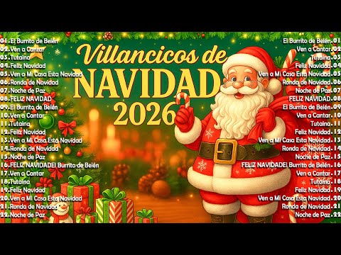 Feliz Navidad 2026 🎄🎧 MÚSICA DE NAVIDAD EN ESPAÑOL 🎅 LAS MEJORES ÉXITOS VILLANCICOS NAVIDEÑOS