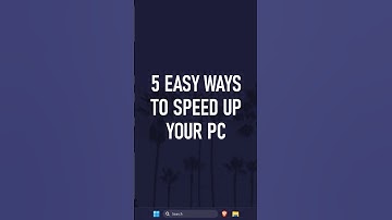 5 EASY Ways to SPEED UP Your PC