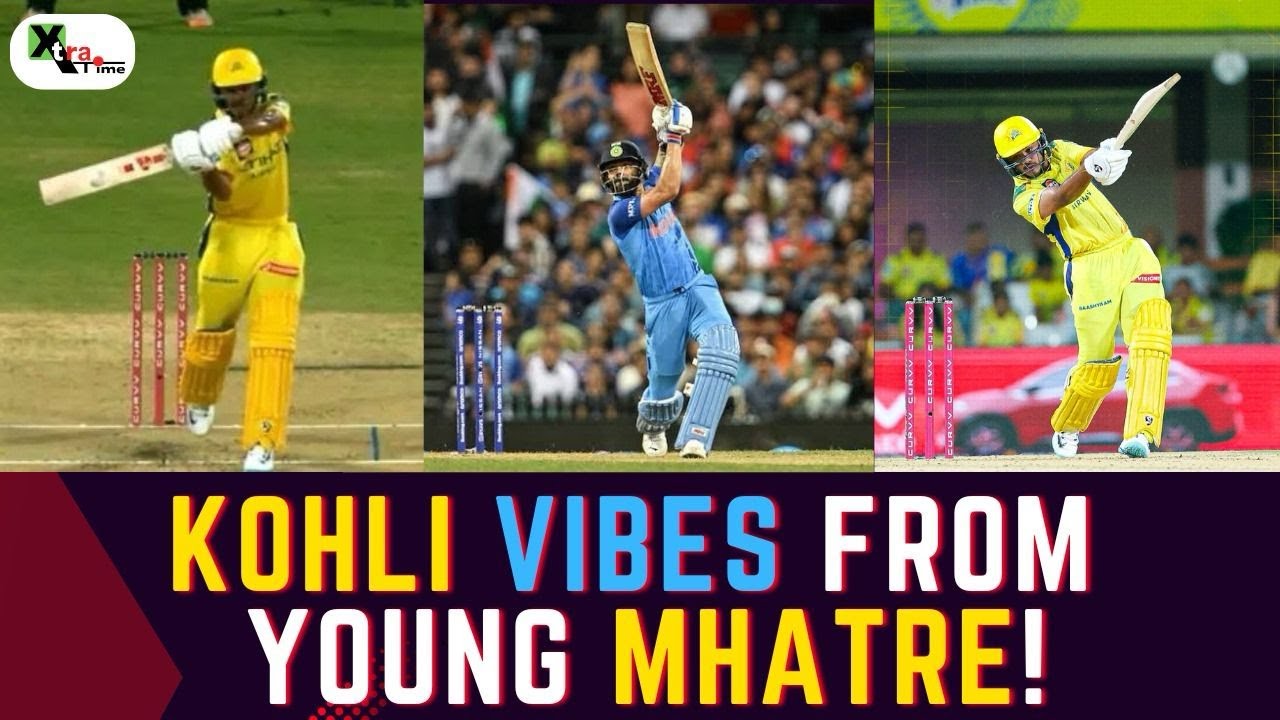 WATCH: 17 years old Ayush Mhatre gets going again! Hits a shot like Virat  Kohli for a four! IPL 2025