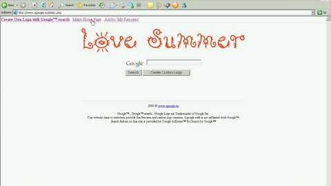 How To Make Custom Google Logo With Your Name
