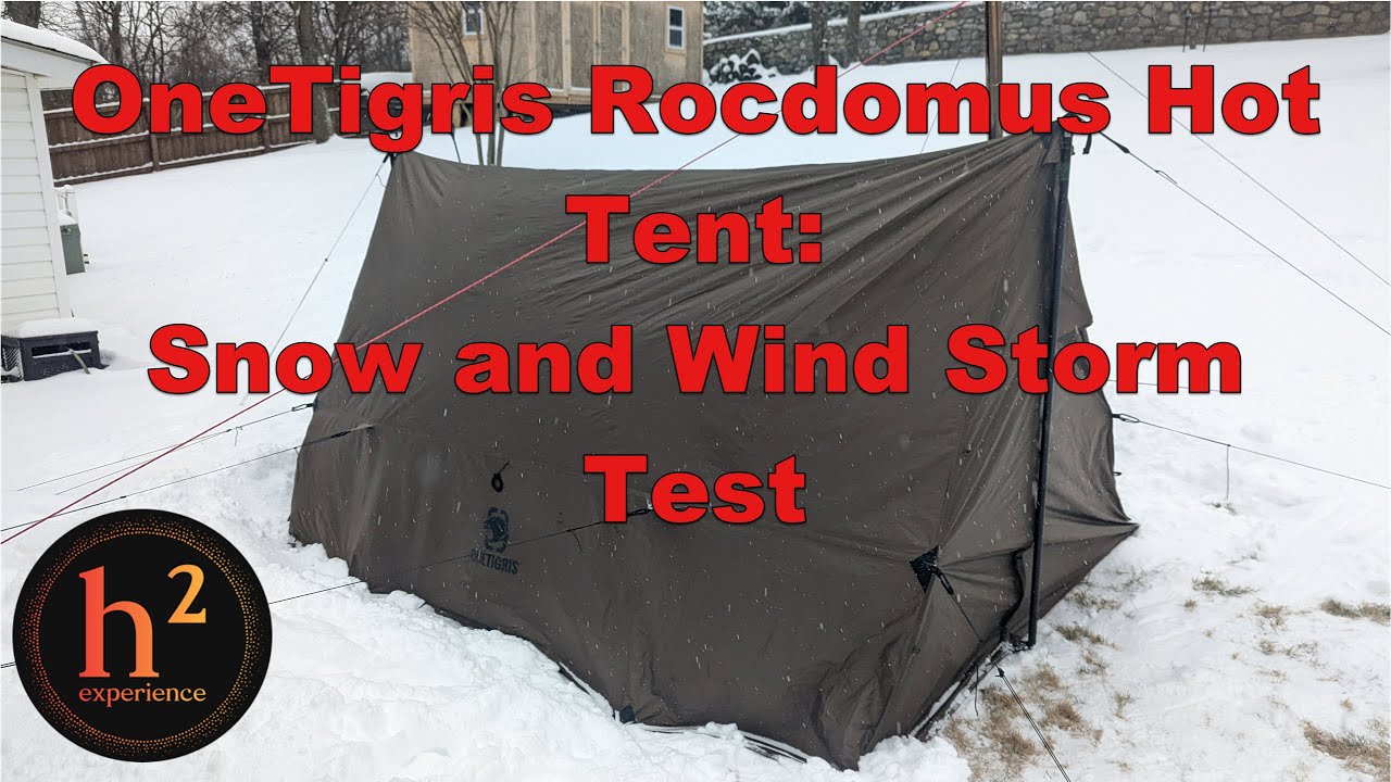 OneTigris Rocdomus: Snow and Wind Storm Test along with Tips and Lessons  Learned - YouTube