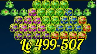 Level 499-507//primitive bubble shooter game