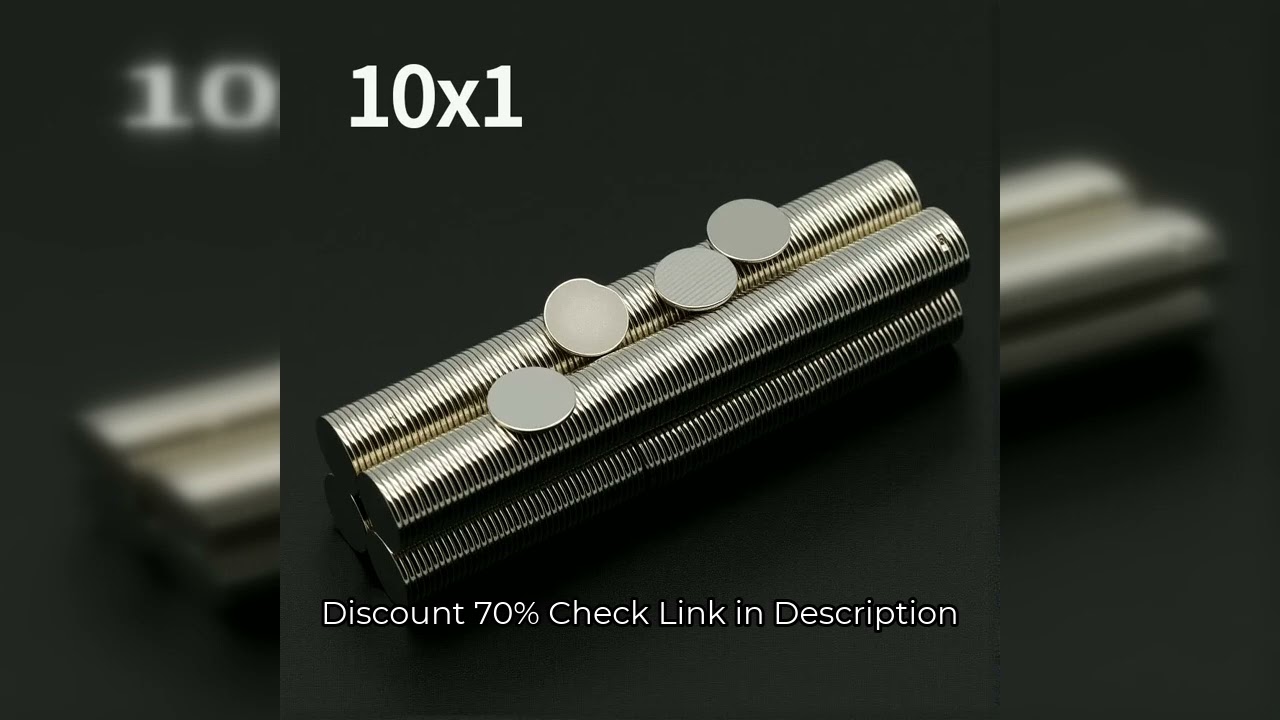 10x1mm Powerful Neodymium Magnet  N35 NdfeB Permanent Magnetic imanes Round Super Strong Fridge Magn