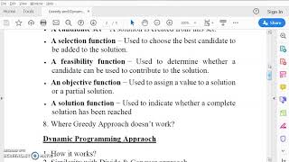 Basics of Greedy Approach and Dynamic Programming