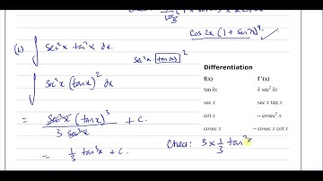 A2 (IAL), Pure Maths, (P3), Text Book,Chapter 7D, p156, Q1(all), Integration, Reversing Chain Rule