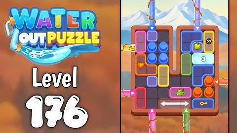 Water Out Puzzle Level 176 Walkthrough