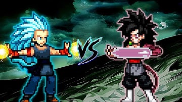Vegito Unique SSB V5 (New) VS Goku Black SSJ4 V2 in Jump Force Mugen