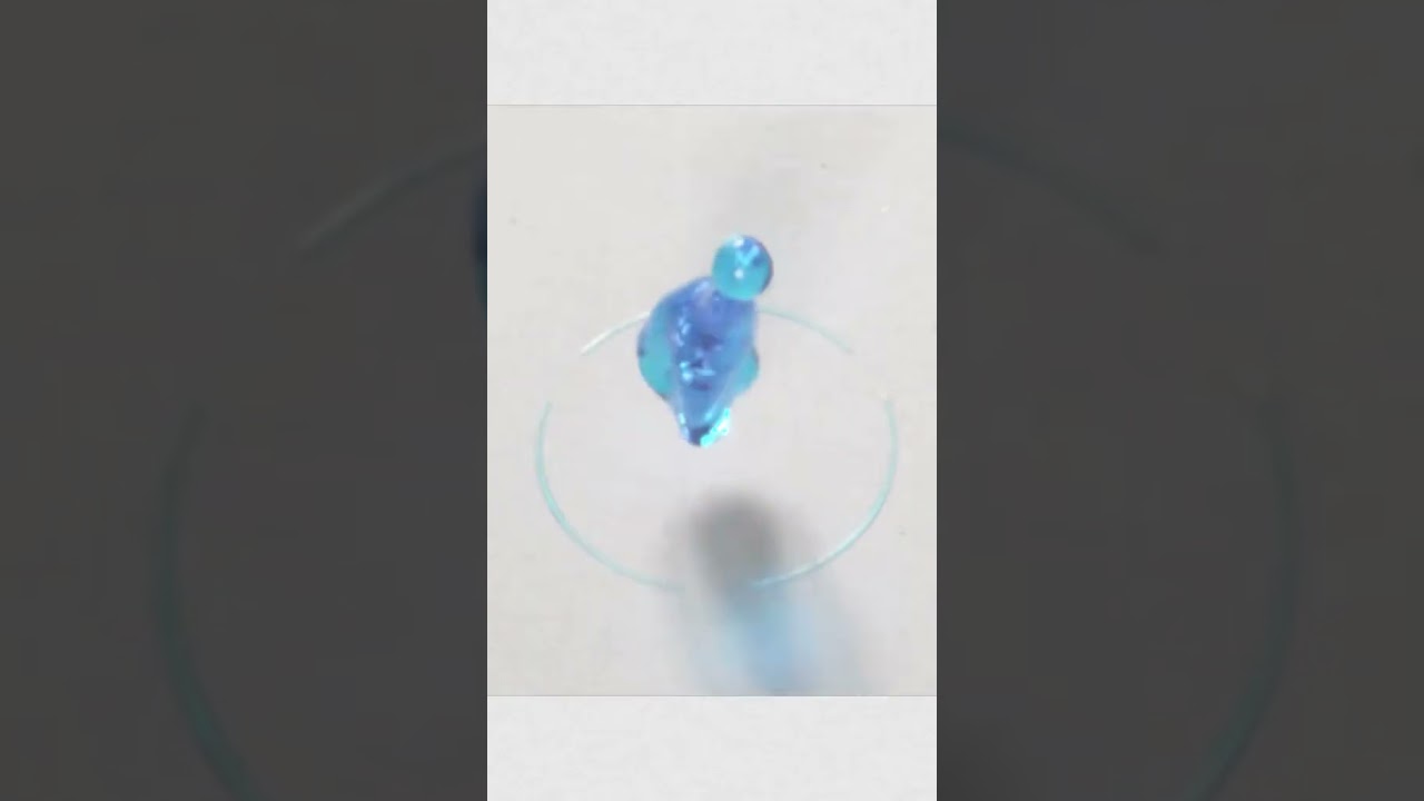 These falling drops don't splash—they spin