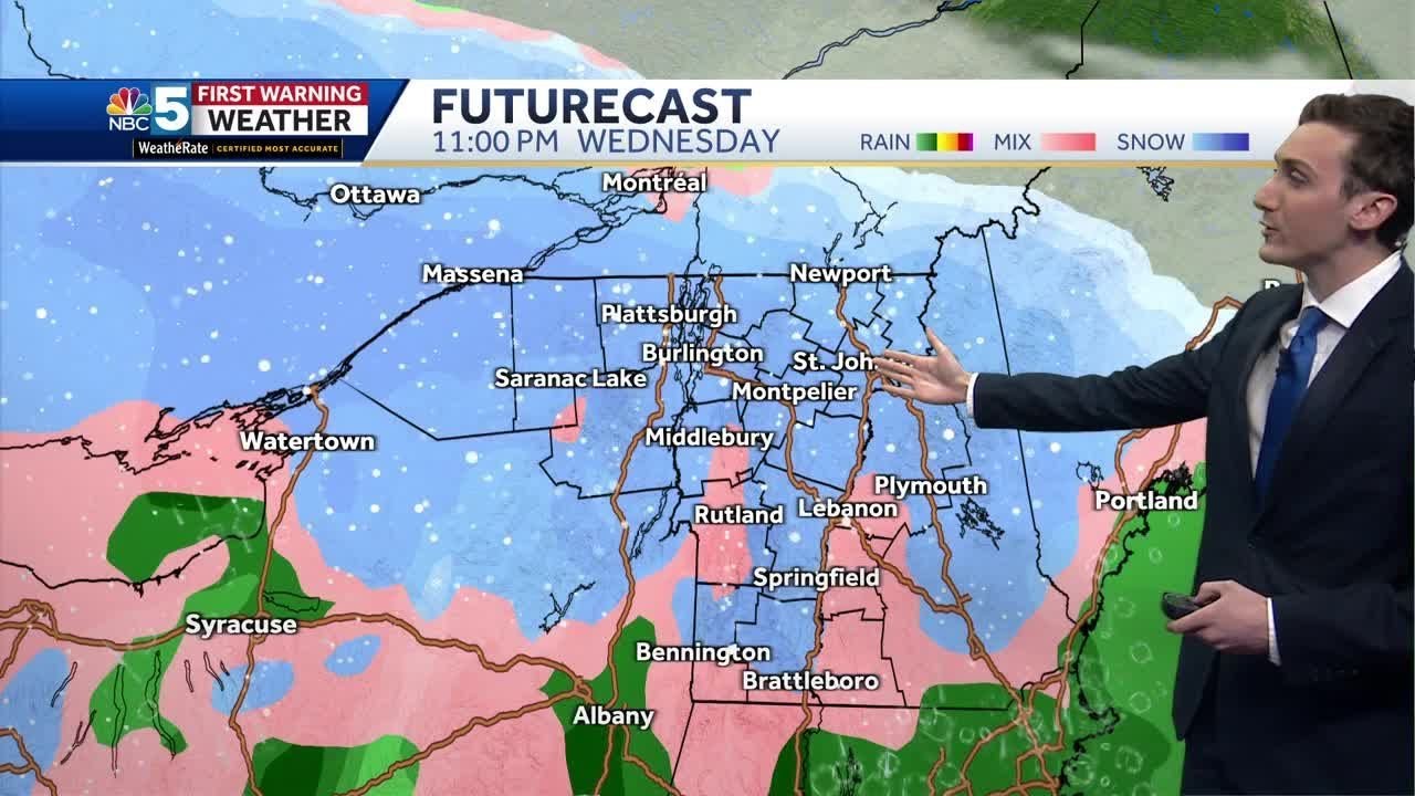 Video: Widespread wet snow Wednesday night into Thursday (04-01-24 ...