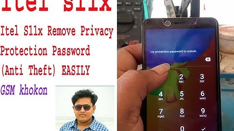 Itel S11x Remove Privacy Protection Password (Anti Theft) EASILY