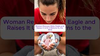 Woman Rescues Baby Eagle and Raises It Until It Returns to the Wild #rescue #eagles #hero #animals