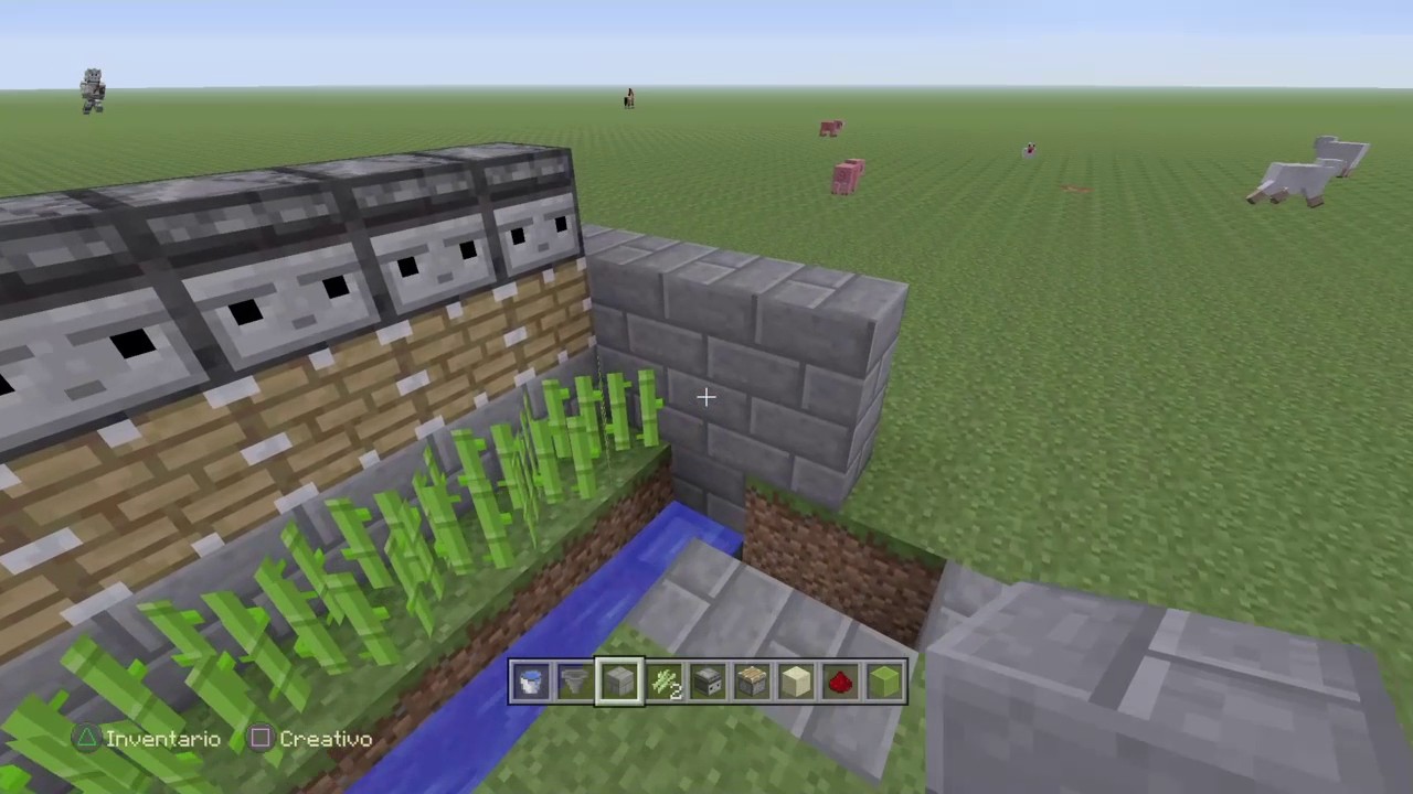 Granja De Cañas De Azucar Minecraft