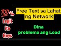 Legit Free Text to All Network Kahit Walang Load