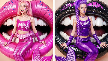 Kpop Demon Hunters Makeover: Huntrix Rumi,  Zoey and Mira Glow Up Into Popular Mermaids!