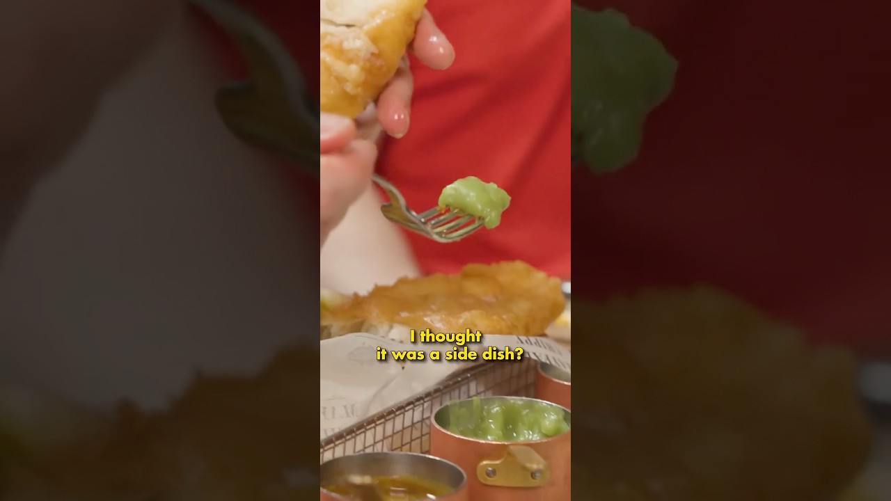We fed Jon Favreau Mushy Peas!