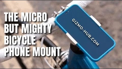 LOOP MICRO MOUNT : THE MICRO BUT MIGHTY BICYCLE PHONE MOUNT | Kickstarter | Gizmo-Hub.com