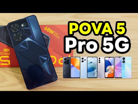 TECNO Pova 5 Pro 5G vs. Infinix Note 30 5G, Redmi 12 5G, Galaxy A14 5G, OPPO A78 5G @papayatop