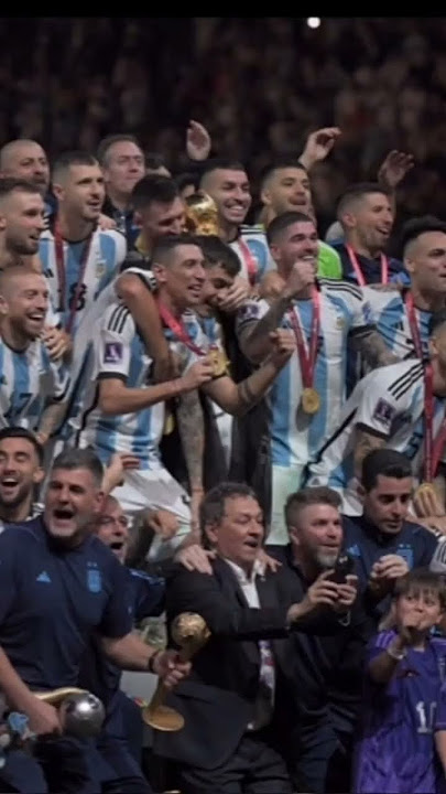 Argentina and Lionel Messi are crowded World Cup Champions