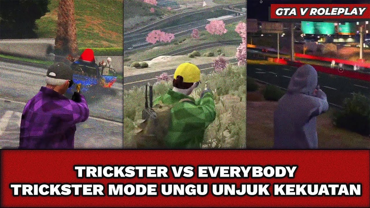 TRICKSTER VS DUA KELOMPOK DALAM SATU MALAM !!! GTA 5 ROLEPLAY #hopeindonesia