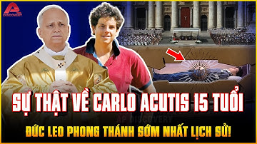 2 PHÉP LẠ để Đức LEO phong thánh cho Carlo Acutis 15 tuổi và TƯỢNG ĐỒNG CẦM LAPTOP DƯỚI CHÂN CHÚA!
