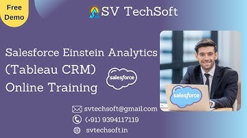 Salesforce Einstein Analytics(Tableau CRM) Online Training Demo