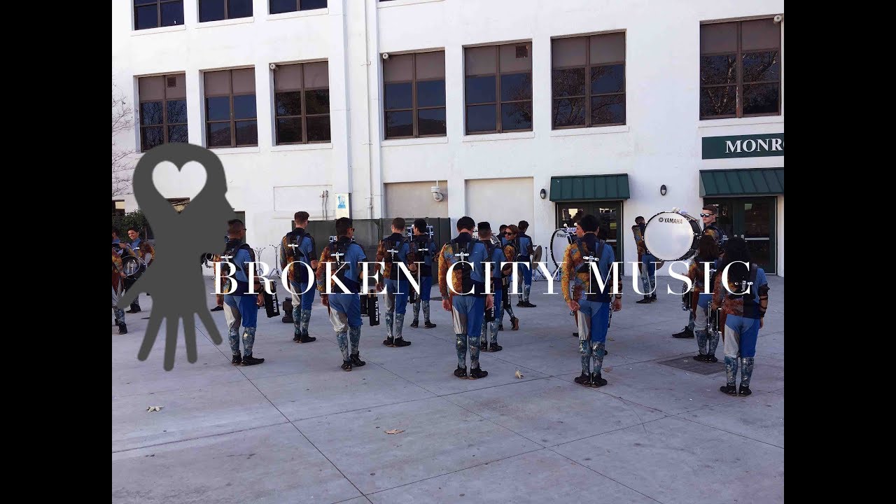 Broken City 2018 In The Lot // Battery Warmups & Show Music @ Monrovia HS 2/18/18