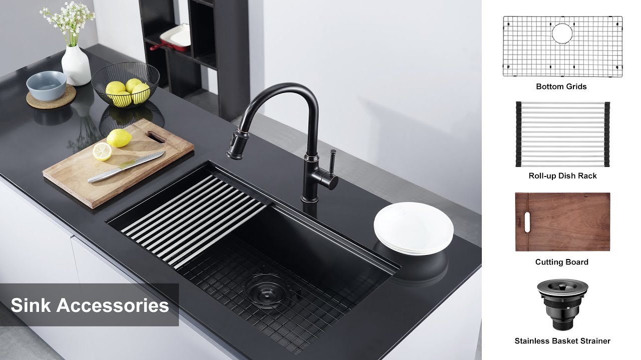 Heavy-Duty, Multi-Function kitchen sink accessories 