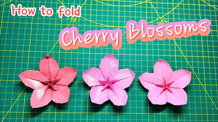 How to fold origami Cherry Blossoms