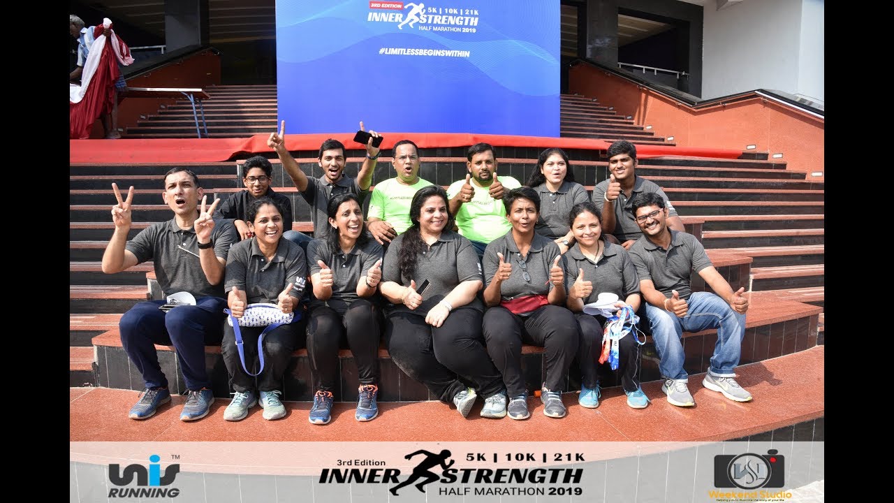 5 minutes event coverage of inner strength half marathon ishm2019 youtube youtube