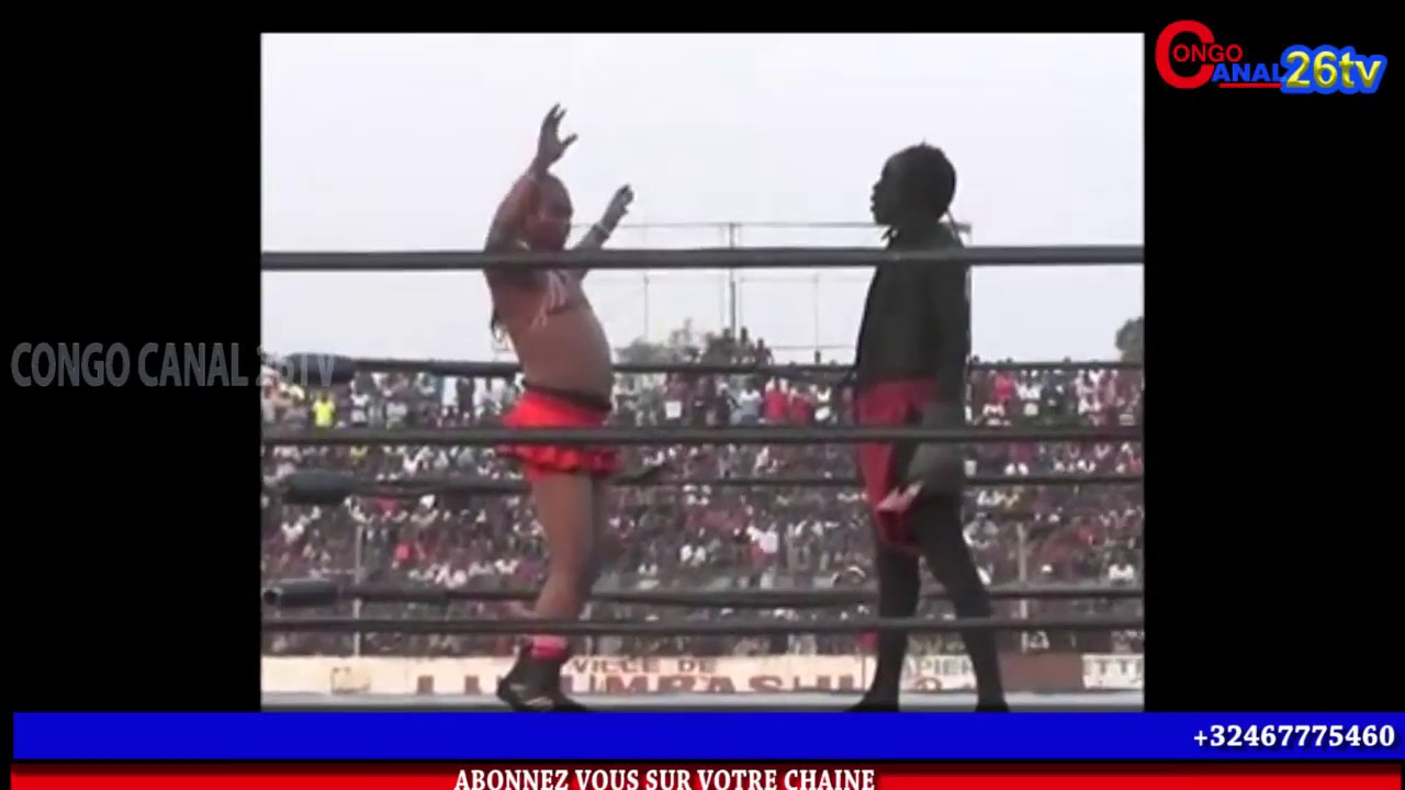 COMBAT DE CATCH CONGOLAIS AVEC CIU CIU SIDA VS KIFUEBE MUANA LUNGA Abonnez vous sur Congo CANAL 26TV