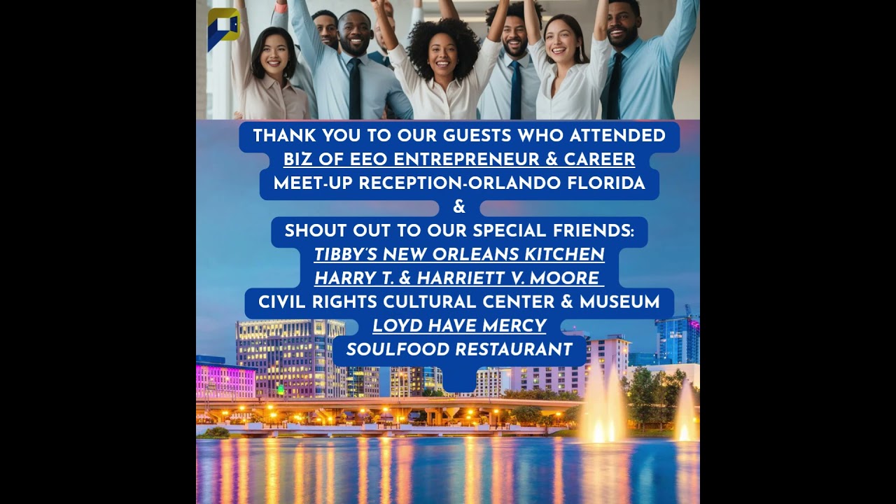 Thank you Biz of EEO Entrep Career Meet up FLA
