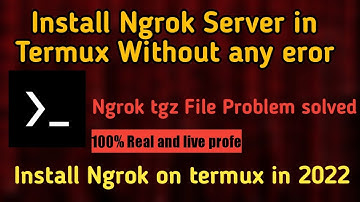 Install Ngrok Server In Termux Without Any Problem | Ngrok tgz file Problem Solved || Termux ngrok