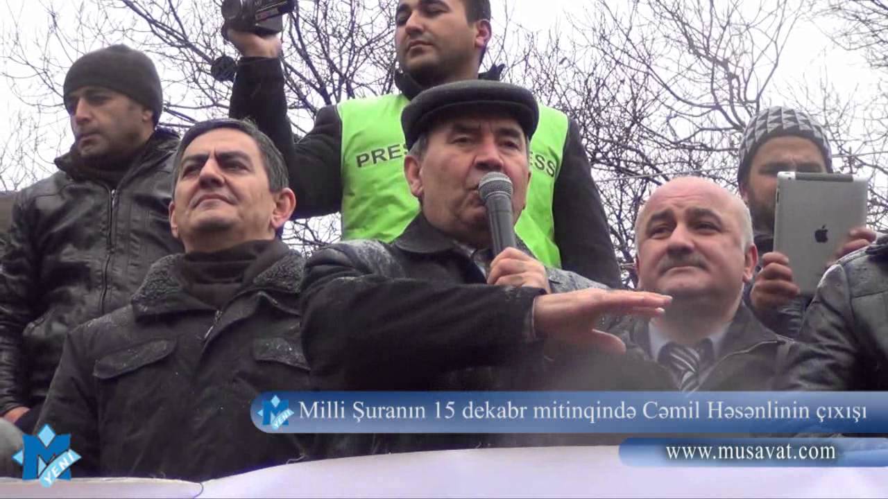 neftekhimik nizhnekamsk Milli Şuranın 15 dekabr mitinqində Cəmil Həsənlinin çıxışı