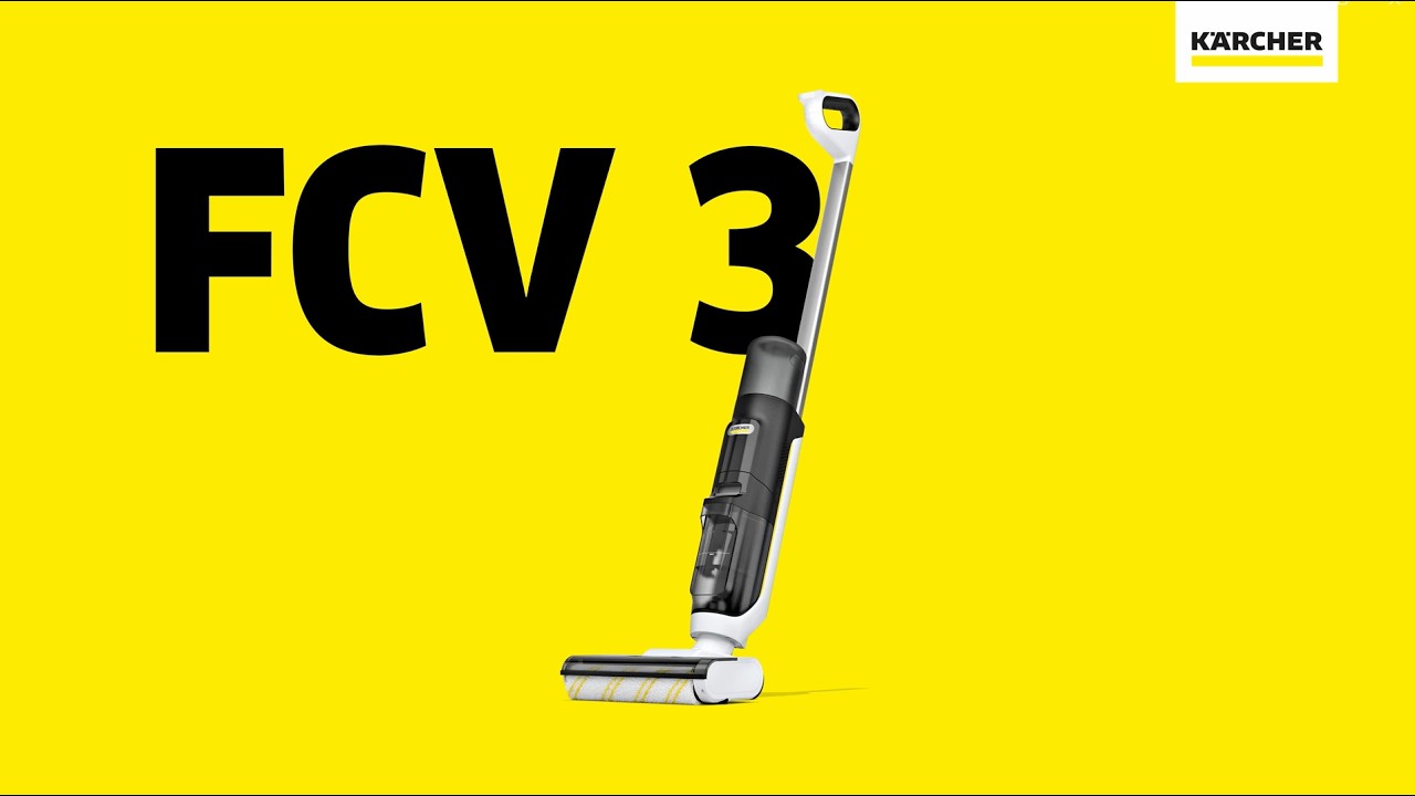 Kärcher FCV 3 | 3-in-1 Vacuum, Mop & Dry in One Smart Machine