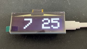 2.23inch OLED Display  / Raspberry Pi Pico W NTP Clock