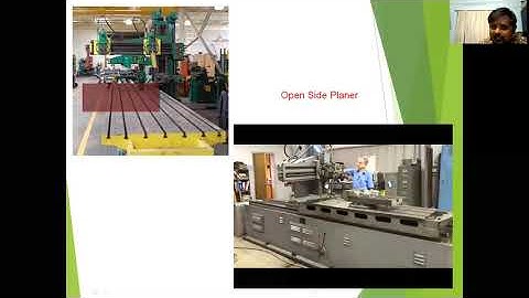 Metrology & Machine Tools : Unit 2 _ Lecture# 2. _ Planer & Slotting  Machines _NAIDU_NNRESGI