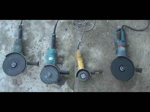 Обзор сравнение плавности пусков УШМ Metabo, Makita, DeWalt, Bosch