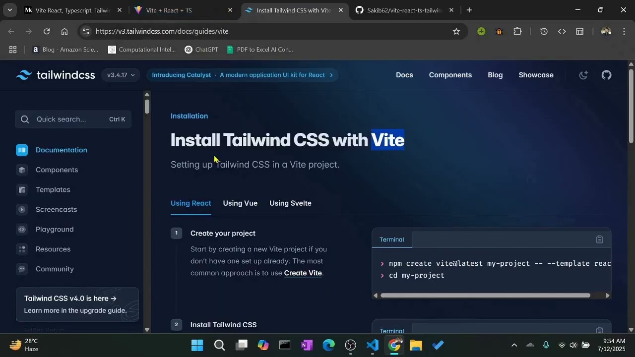 Starter Kit - Vite React Tailwind Shadcn Router