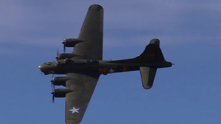Flying Fortress B-17G 'Sally B' At Little Gransden Air Show 2017