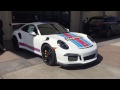 Porsche 911 GT3 RS Martini Racing colours video walk around. Rusnak Porsche Pasadena