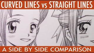 Curved Lines vs. Straight Lines: A Side by Side Comparison