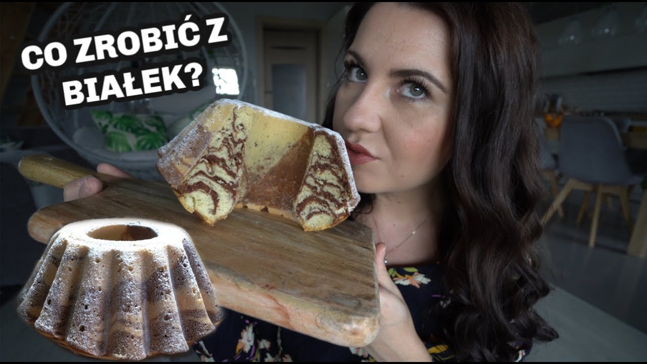 BABKA ZEBRA Z  BIAŁEK, POMYSŁ NA WYKORZYSTANIE BIAŁEK