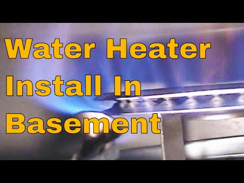 water heater install in basement part 1 of 12 HD 👍👍👍