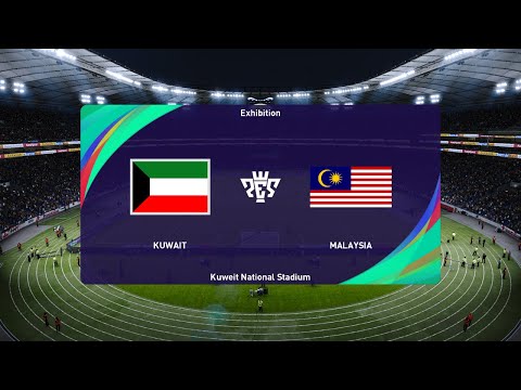 Kuwait U23 vs Malaysia U23 (23/04/2024) U23 AFC Asian Cup PES 2021