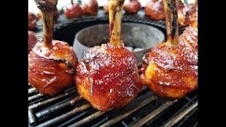 LOLLIPOP CHICKEN | WEBER SMOKEY MOUNTAIN | WSM GRILLING MOD