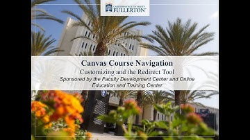 Canvas Course Navigation